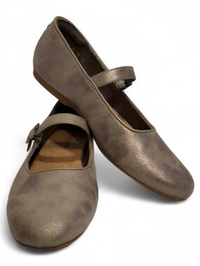 Dr. Scholl's Women’s Wexley Maryjane Flat In Pewter Gray Size 7.5M